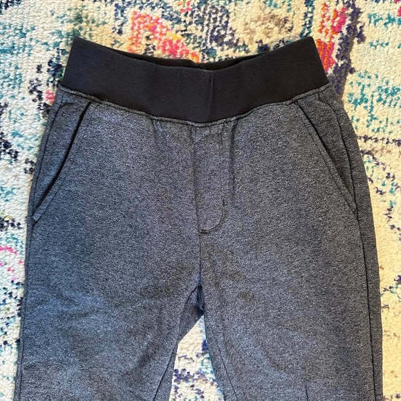 Boys Grey Jogger Sweatpants (M) - Picture 3 of 4